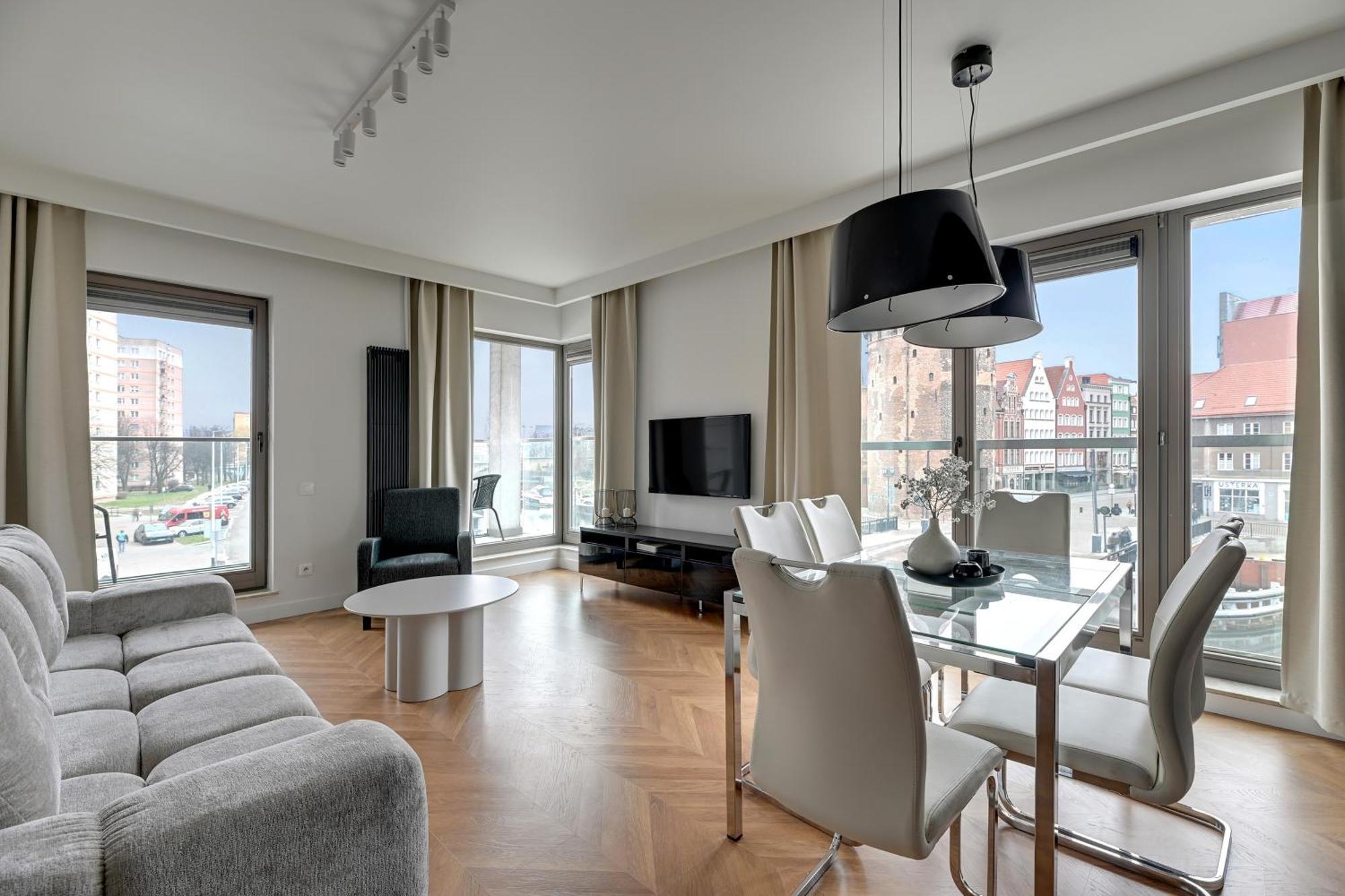 Waterlane Riverside - Spa, Pool, Gym & Parking By Downtown Apartments Gdansk Exterior photo